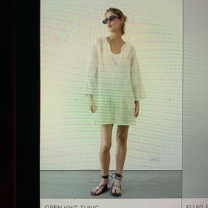 Zara Open Knit Tunic